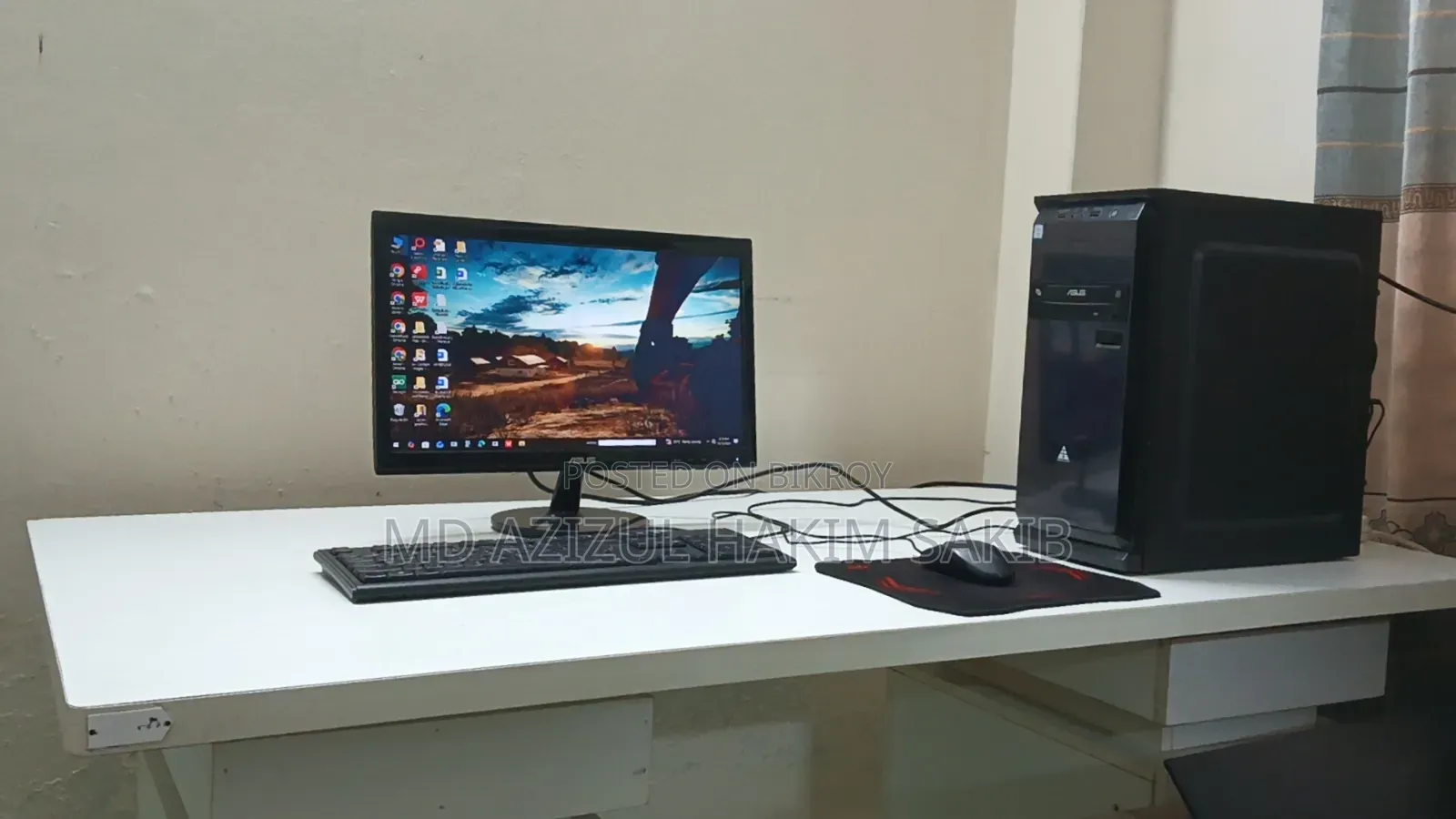 Desktop Computer Asus 4GB Intel Core i3 SSD 256GB