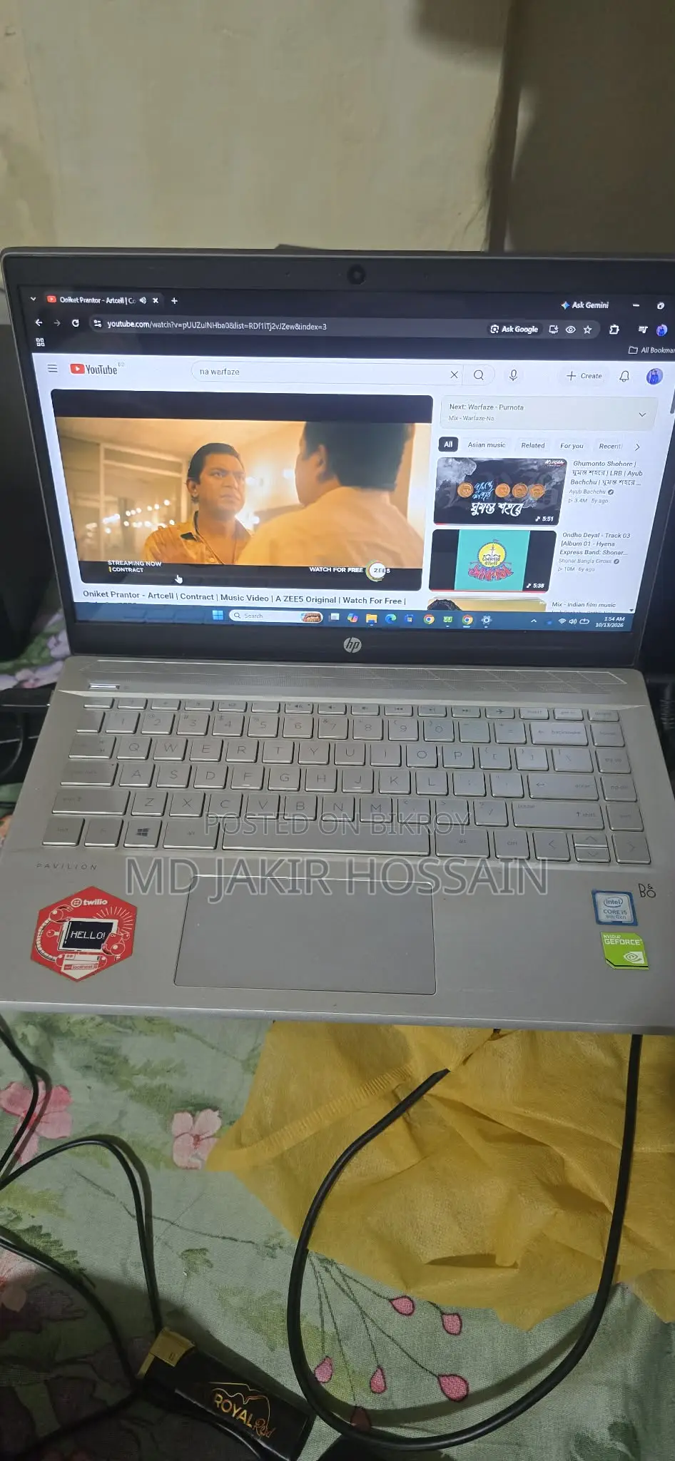 Laptop HP 14S 4GB Intel Core i5 SSD 128GB