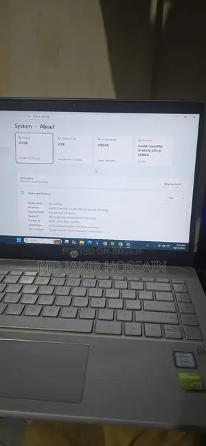 Laptop HP 14S 4GB Intel Core i5 SSD 128GB