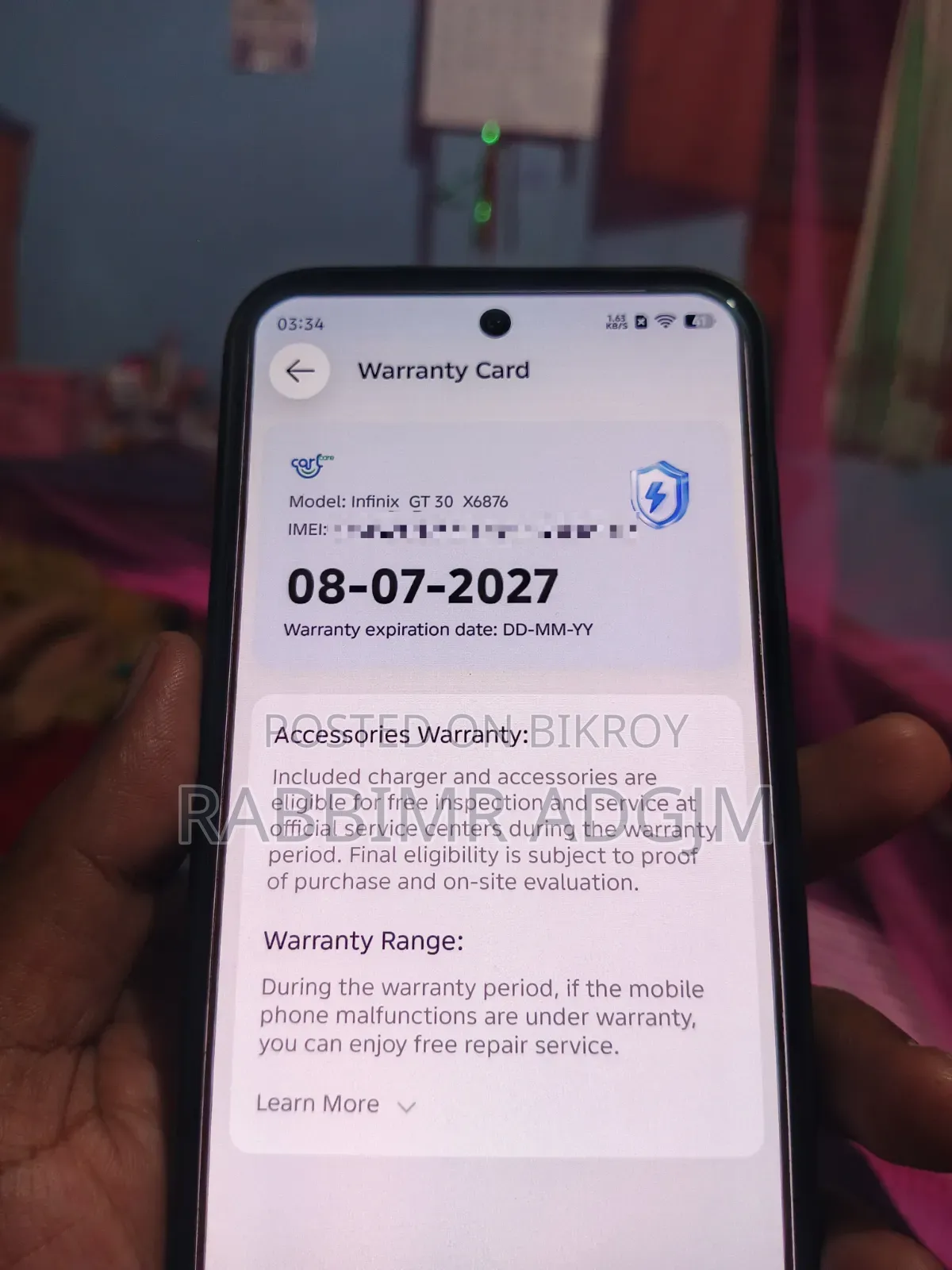 ইনফিনিক্স জিটি ৩০ ৫জি ২৫৬ জিবি গ্রিন