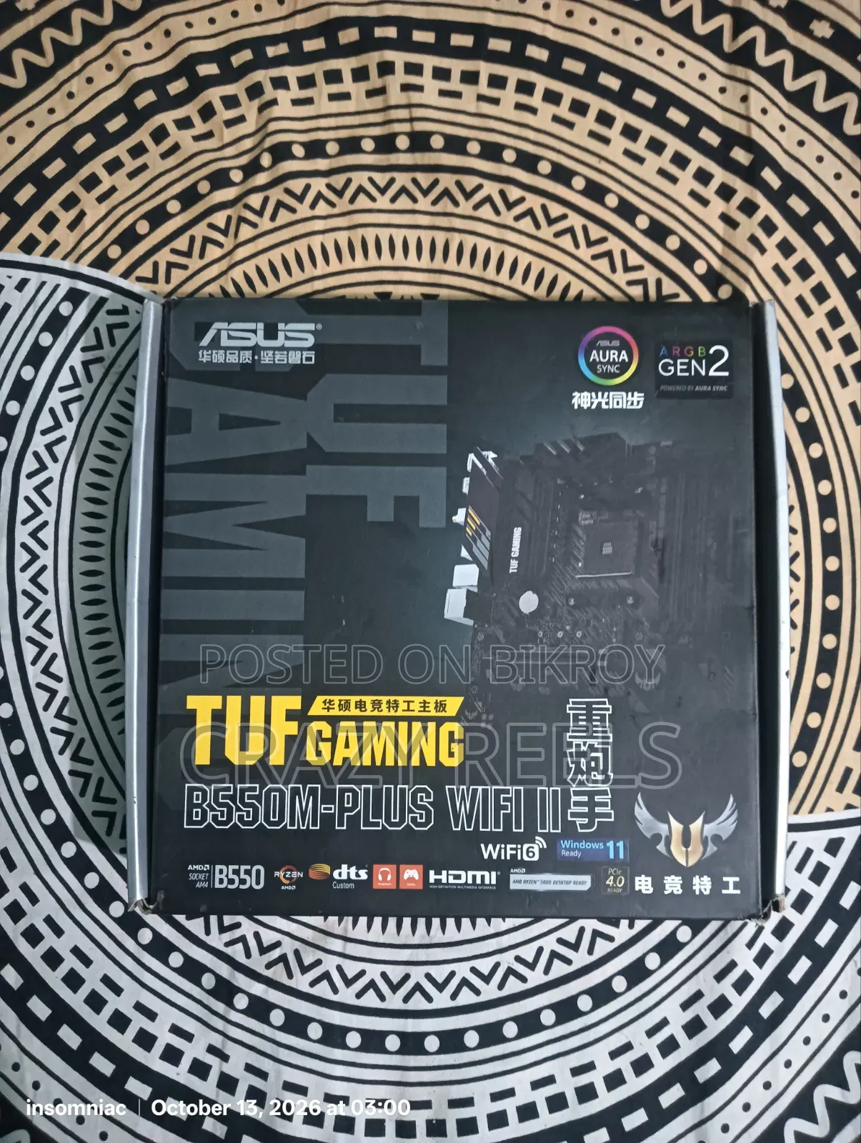 ASUS Tuf Gaming B550-Plus Wifi ||