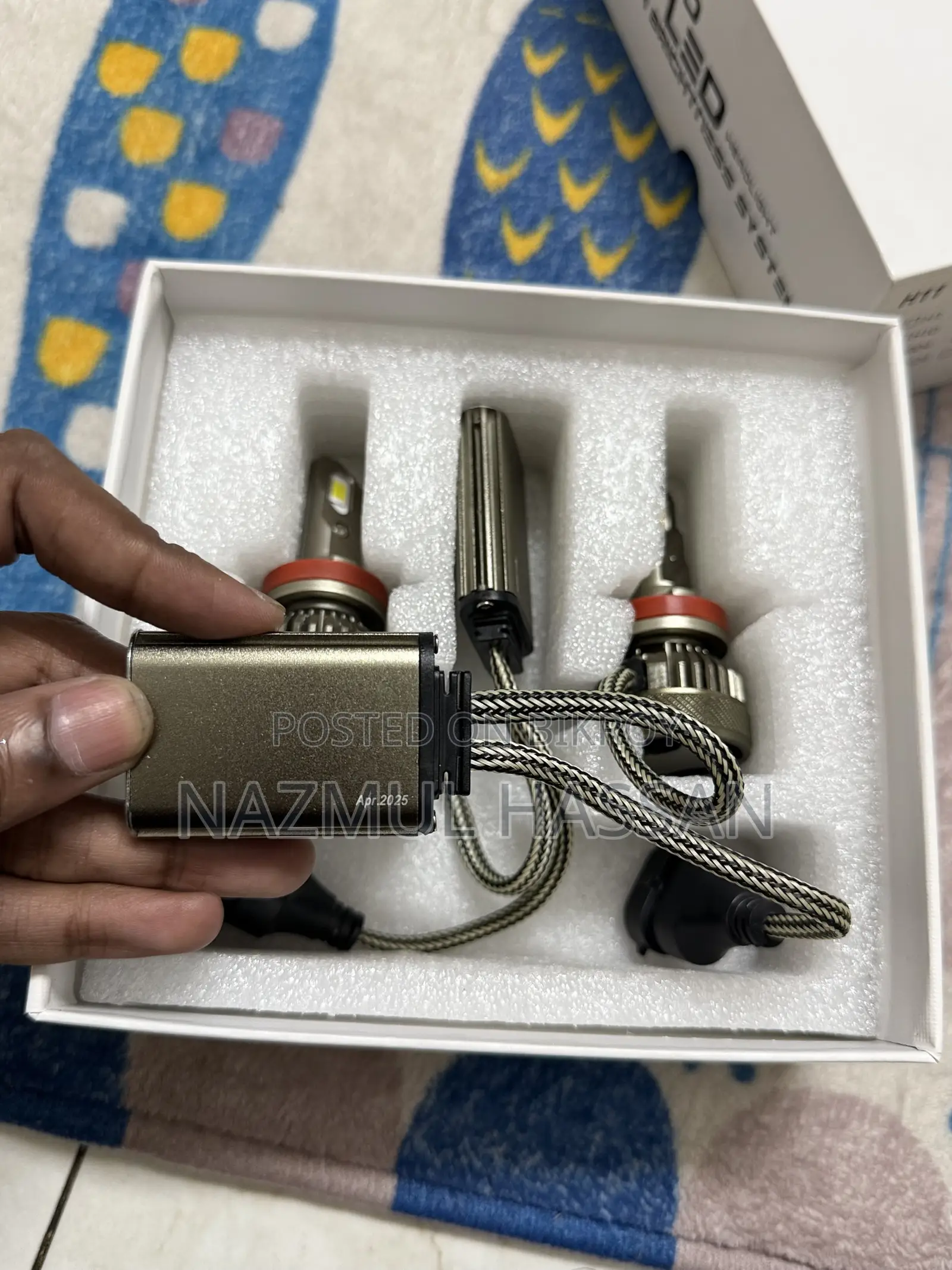 সম্পূর্ণ নতুন ডি৫০০ এলইডি হেডলাইট/প্রজেকশন লাইট গাড়ির জন্য – ৫০০ডব্লিউ | ৯০০০০এলএম