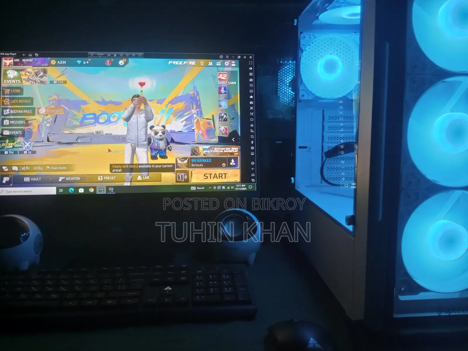 Desktop Computer 8GB Intel Core i3 HDD+SSD 256GB