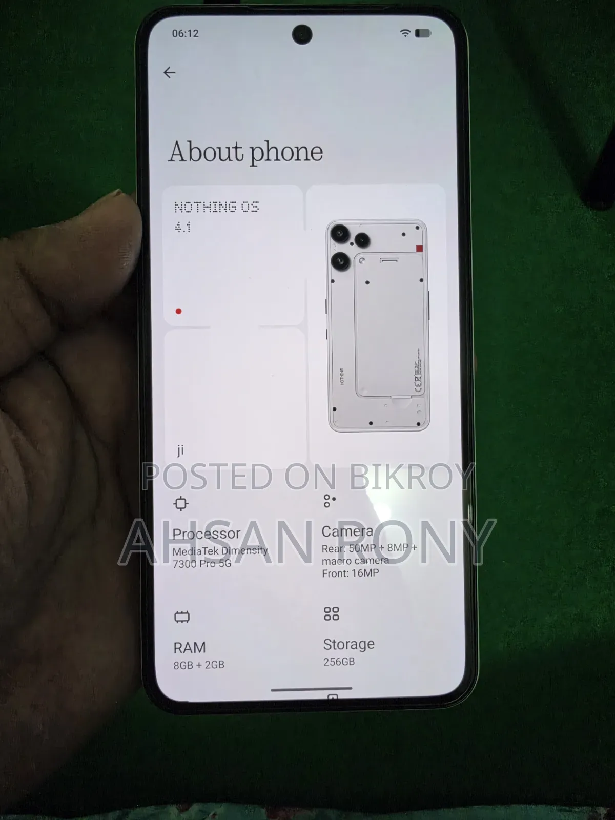 New Nothing Phone 3a Lite 256 GB White
