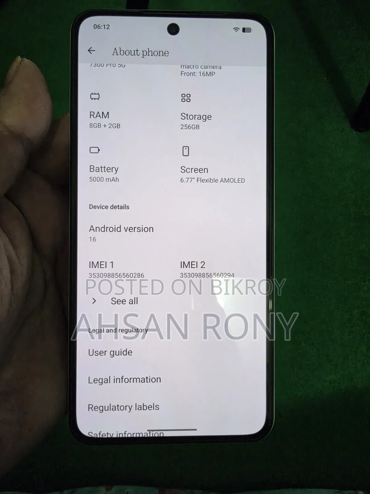 New Nothing Phone 3a Lite 256 GB White