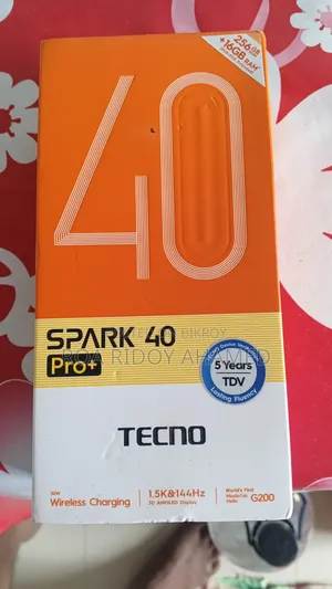 Tecno Spark 40 Pro 256 GB Black