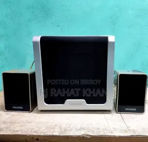 মাইক্রোল্যাব এফসি৮৬১ সাবউফার এবং ২ স্যাটেলাইট স্পিকার অনলি - নো অ্যাম্প্লিফায়ার