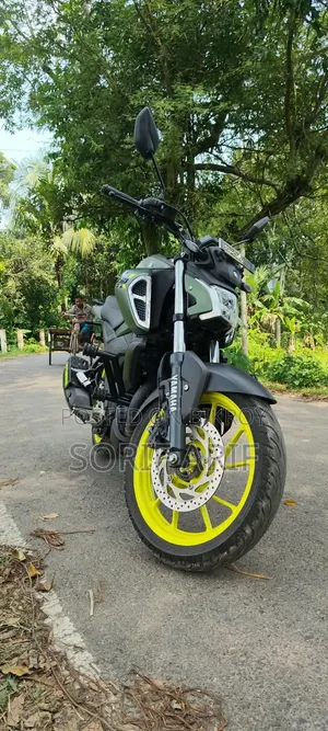 নতুন ইয়ামাহা এফজেডএস ভি৪ ২০২৫ সবুজ
