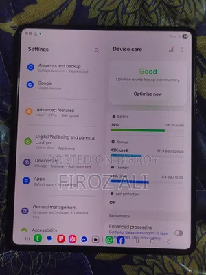 Samsung Galaxy Z Fold 3 256 GB Black