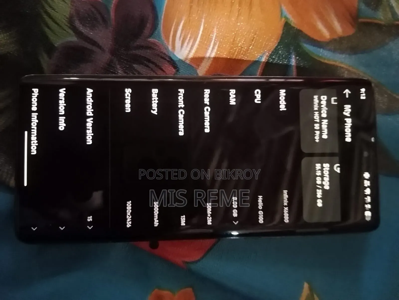 Infinix Hot 50 Pro+ 4G 256 GB Silver