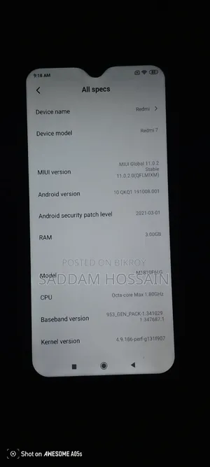 Xiaomi Redmi 7 32 GB Blue
