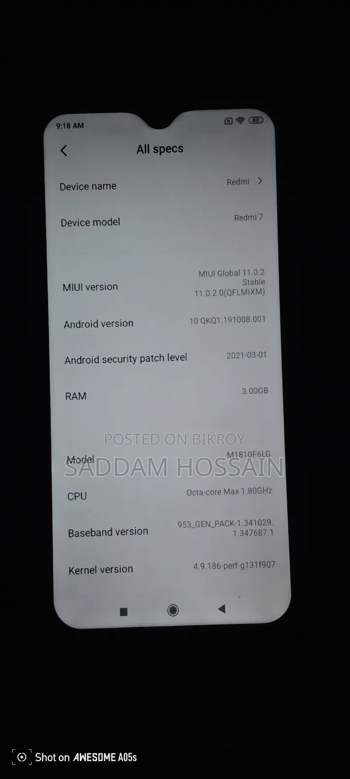 Xiaomi Redmi 7 32 GB Blue