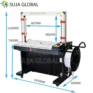 SG-8060Auto অটোমেটিক কার্টন বক্স স্ট্র্যাপিং মেশিনের দাম SUJA GLOBAL