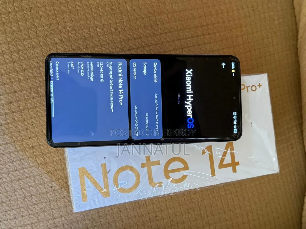 Xiaomi Redmi Note 14 Pro+ 256 GB Red