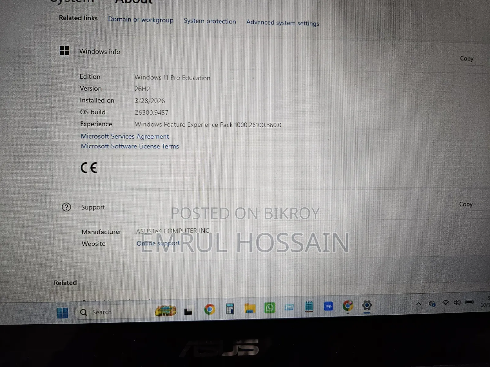 Laptop Asus ASUSPRO B9440UA 4GB Intel Celeron HDD 128GB