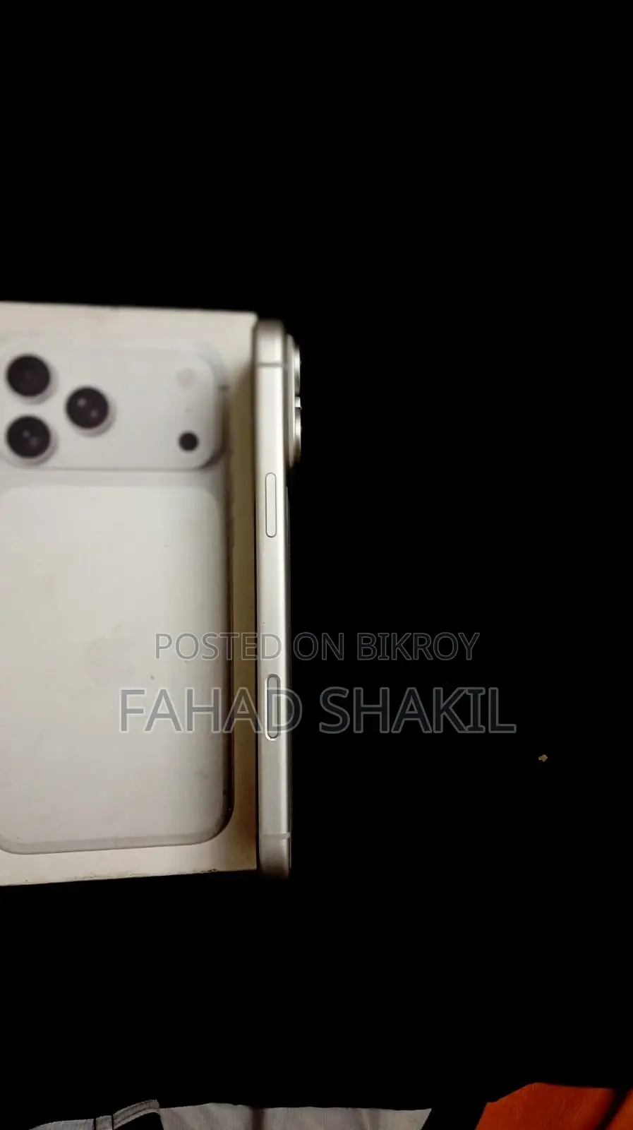 অ্যাপল আইফোন ১৭ প্রো ম্যাক্স ২৫৬ জিবি সিলভার