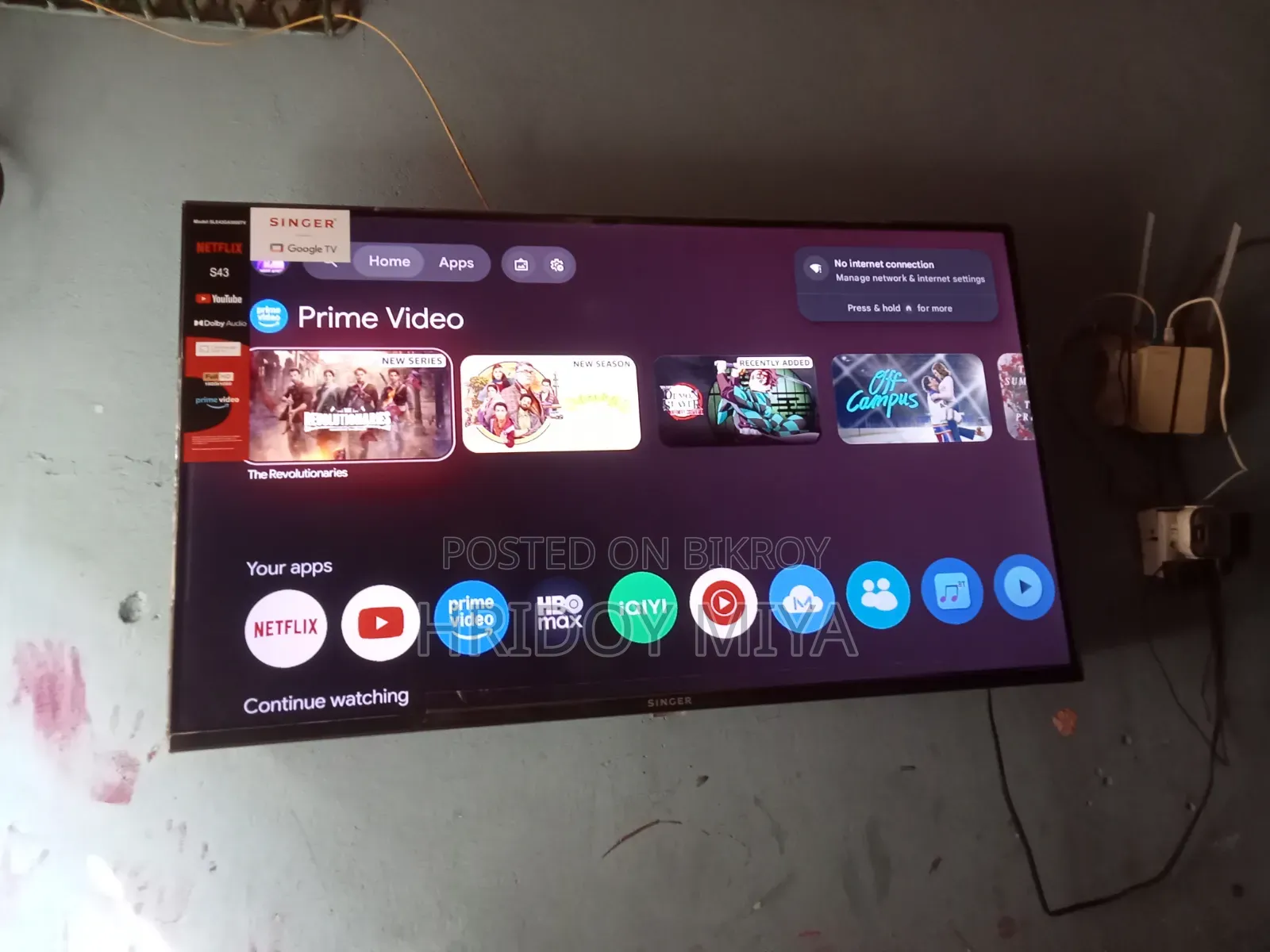 SINGER Smart Google TV 43 Inches