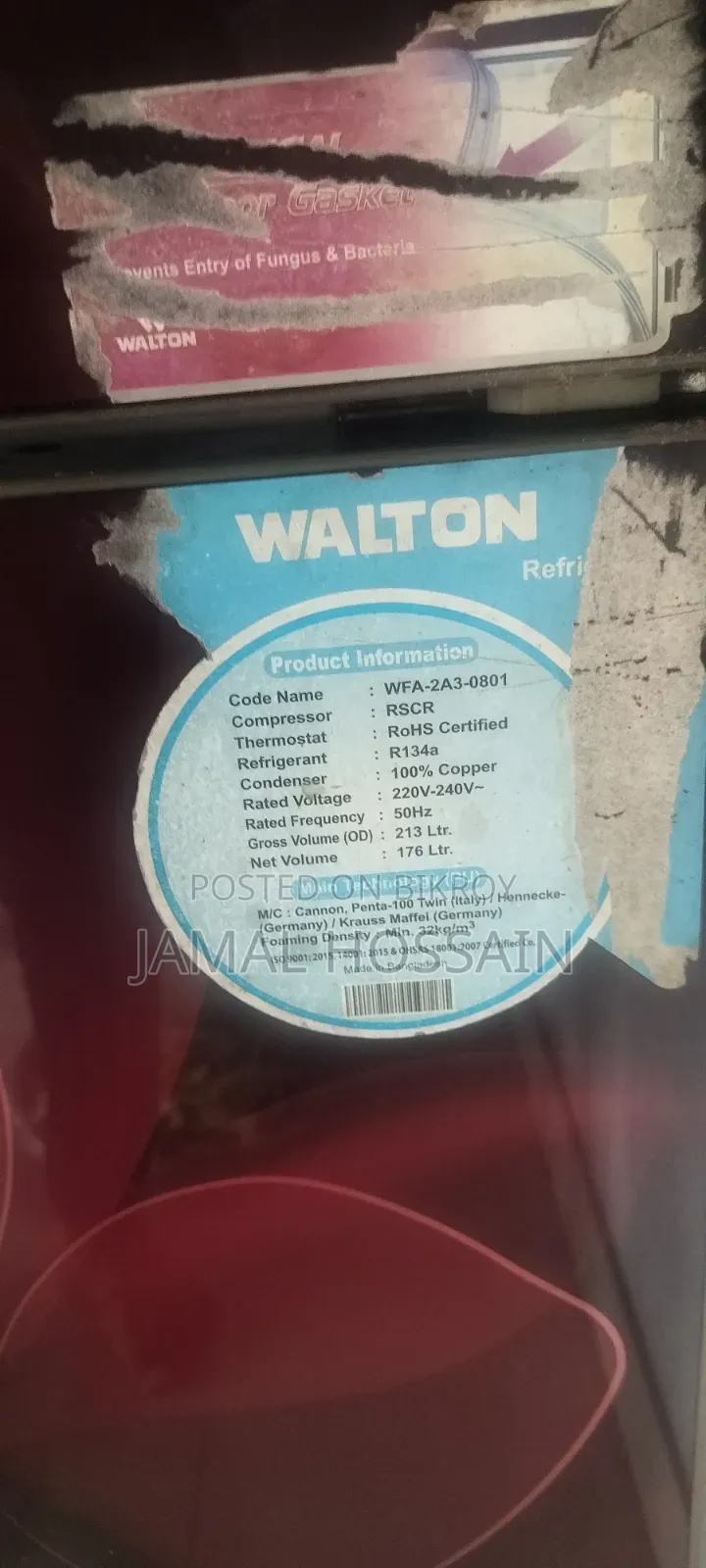 Walton Freeze 213 Liter