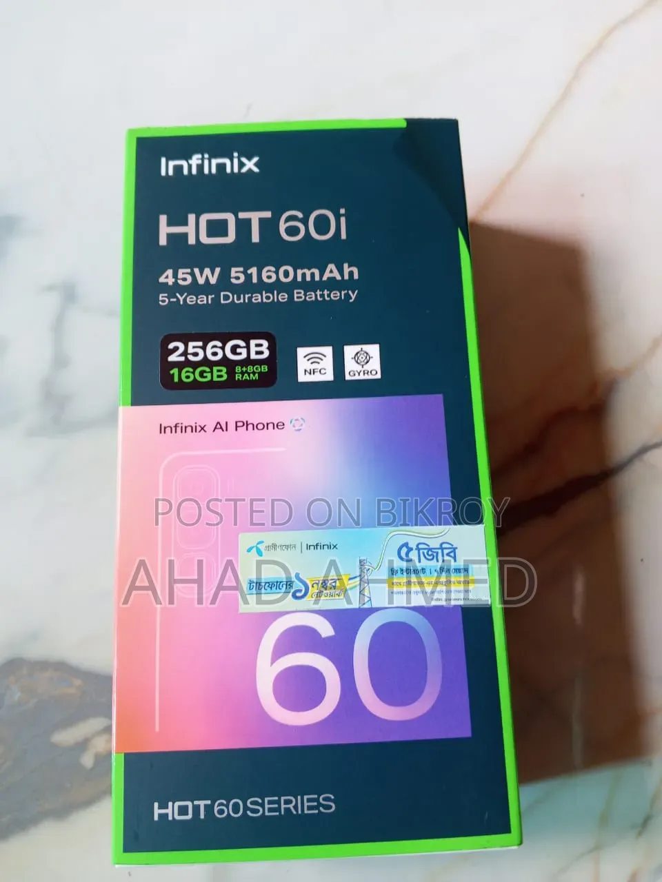 Infinix Hot 60i 256 GB Black