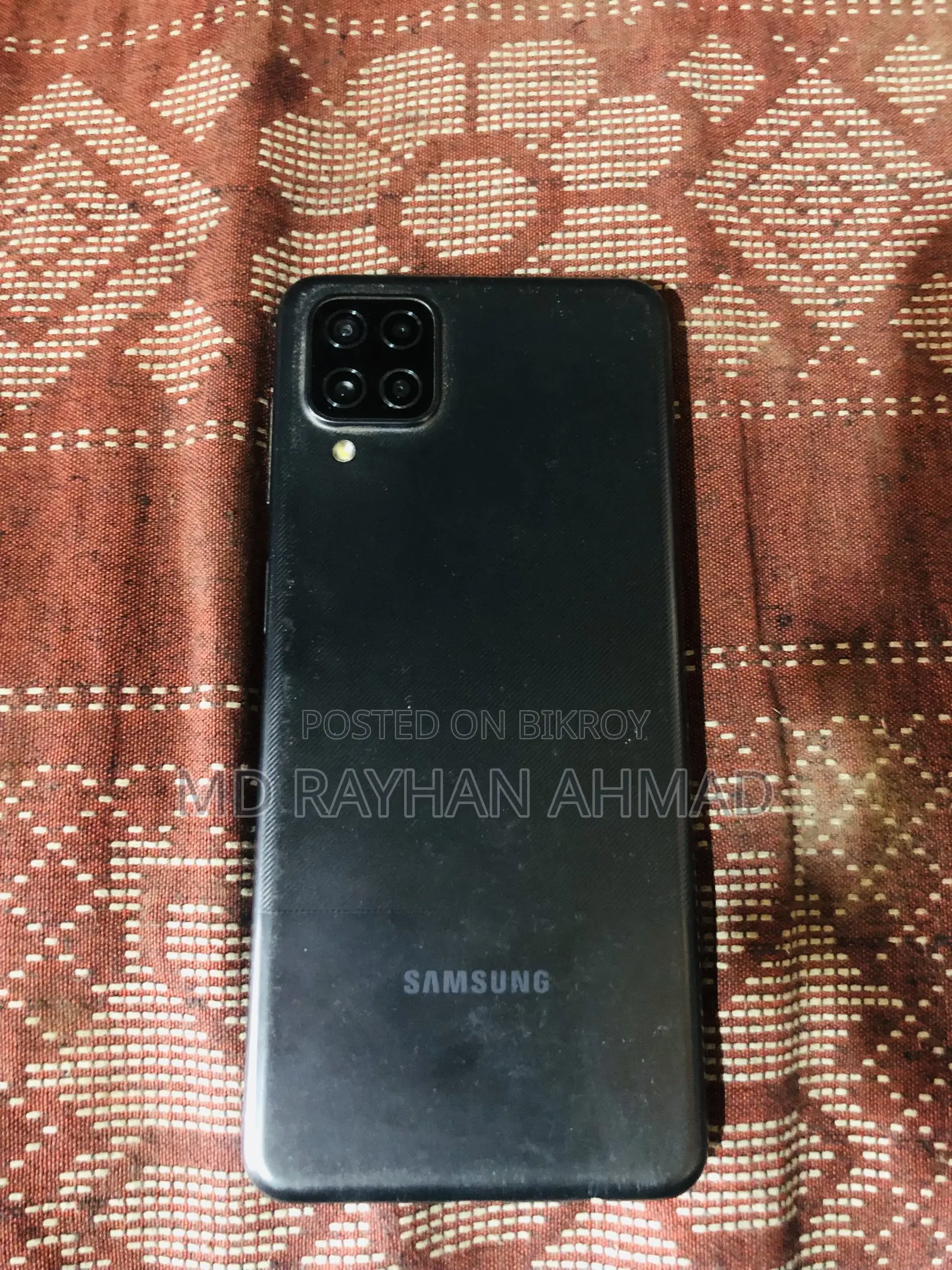 স্যামসাং গ্যালাক্সি এম১২ ৬৪ জিবি কালো