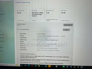 Desktop Computer MSI Model 8GB AMD Ryzen 5 SSD 512GB