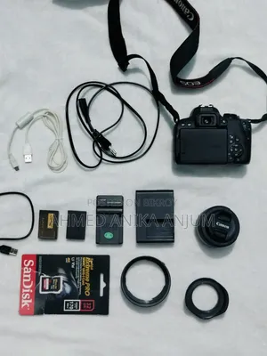 Canon 800D + 50mm Prime Lens Full Setup for Sale