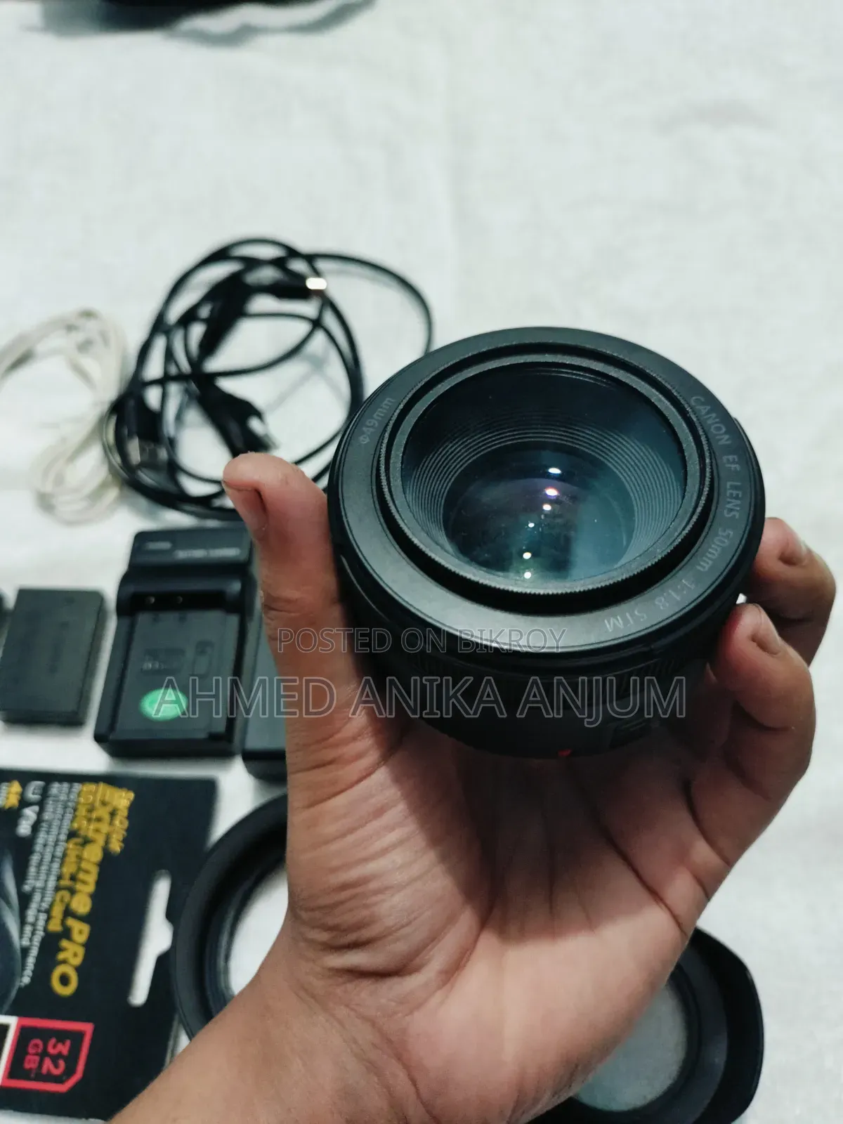 Canon 800D + 50mm Prime Lens Full Setup for Sale