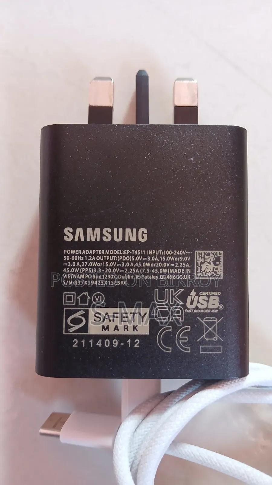 Samsung 45W Super Fast Charger