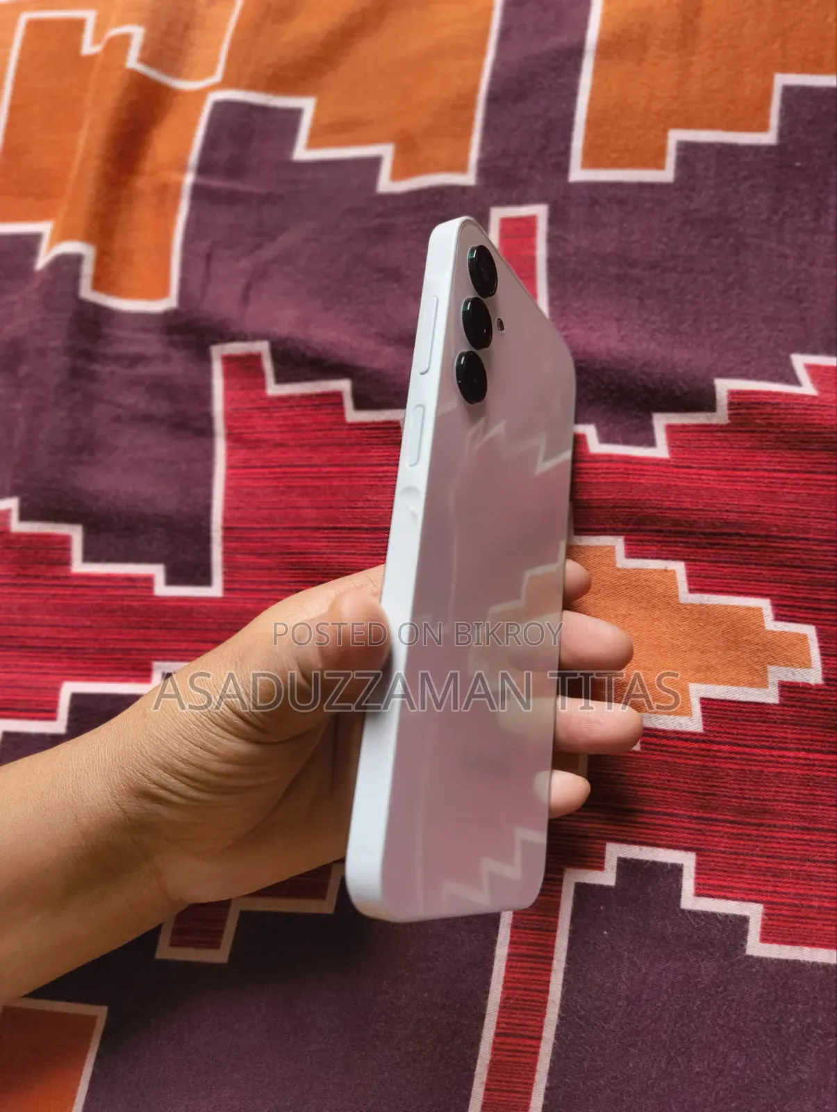 স্যামসাং গ্যালাক্সি এ১৫ ৫জি ১২৮ জিবি সাদা