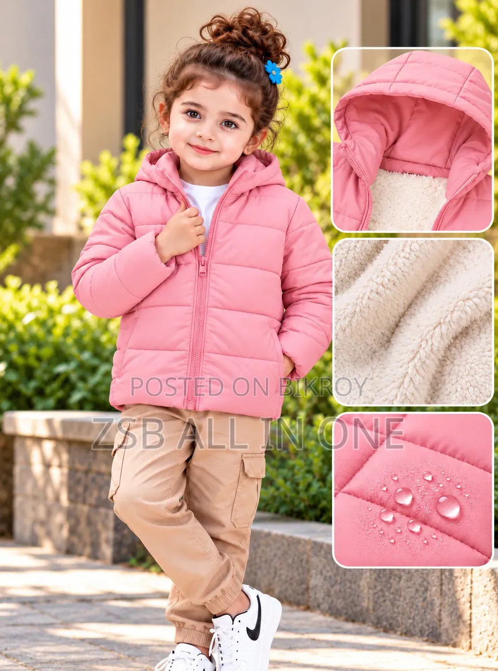 Premium Kids Sherpa Padding Jacket
