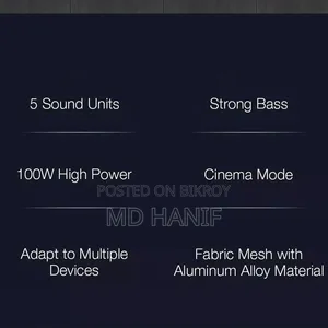 Xiaomi Mi MDZ-35-DA 2.1 Home Theater Soundbar With 100W Bluetooth