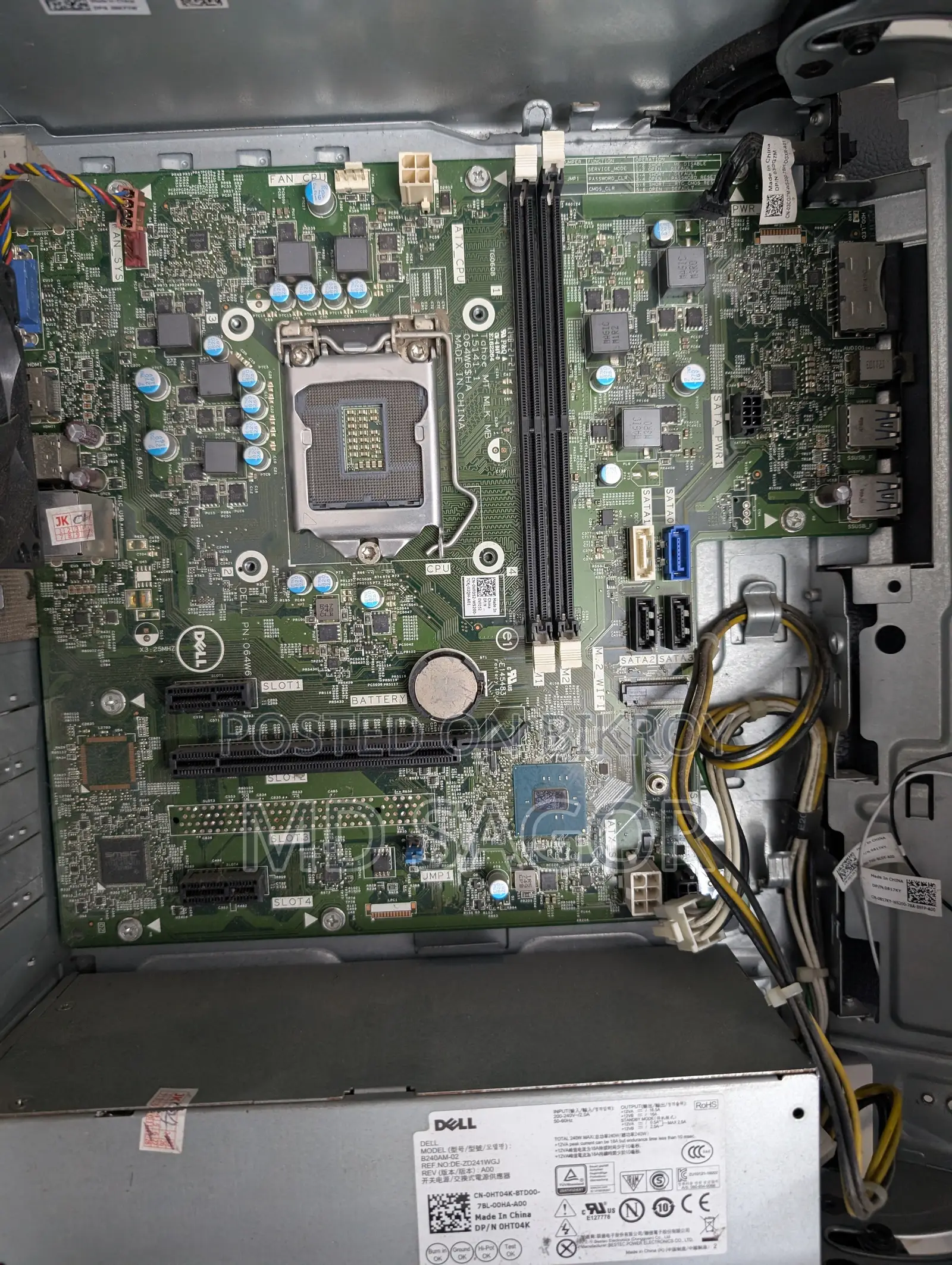 Dell Motherboard + Casing + Cooler Fan for Sale