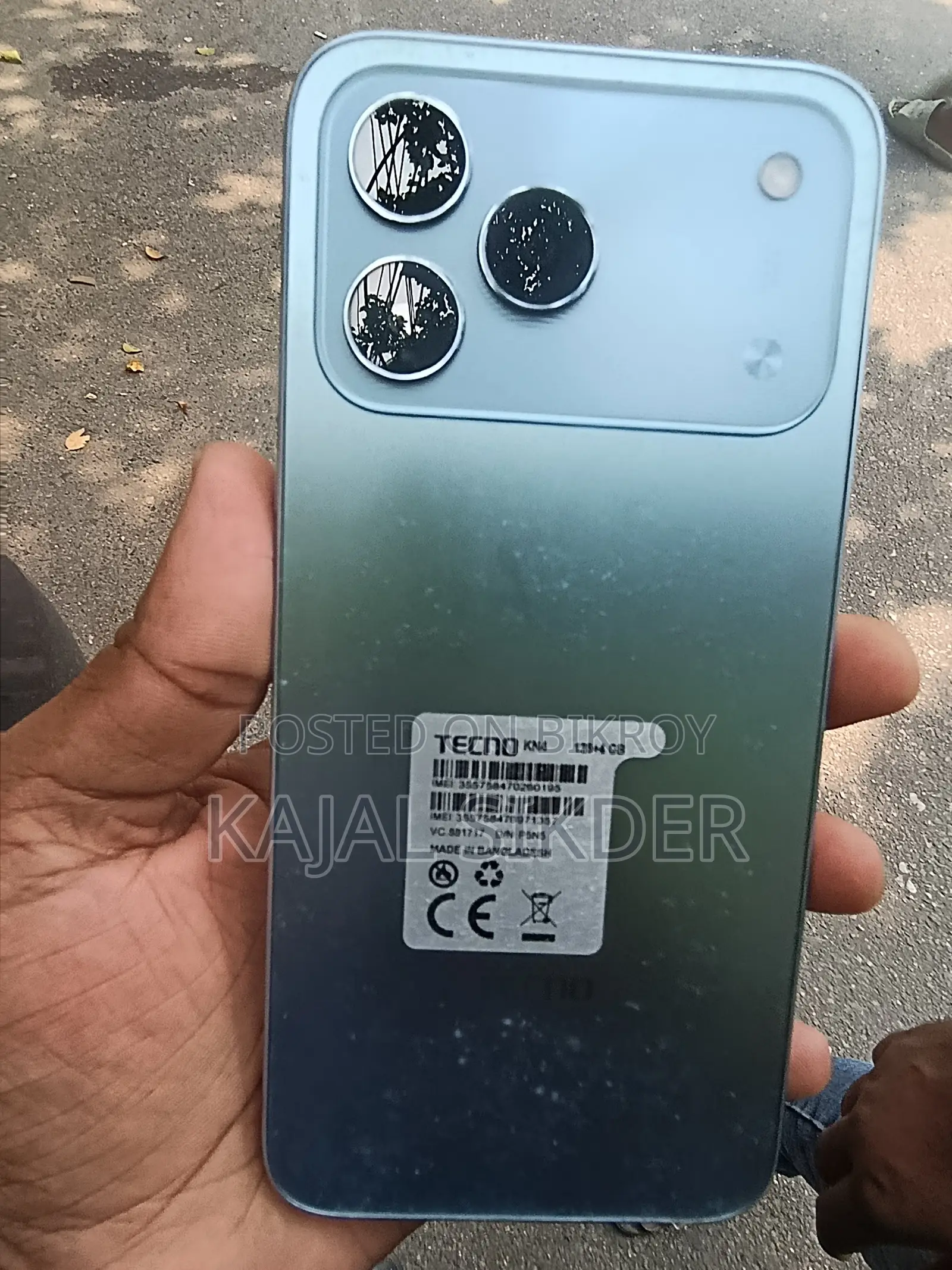 Tecno 128 GB Silver