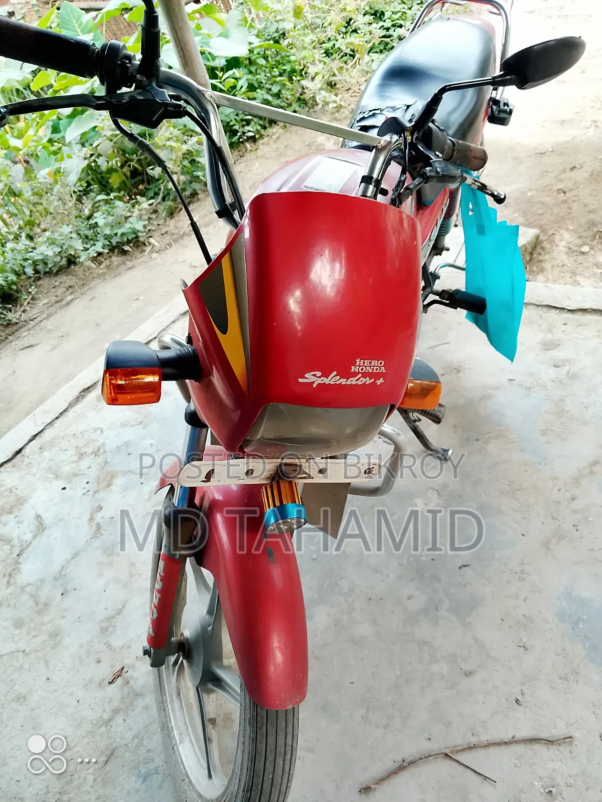 Hero Splendor Plus 2020 Red