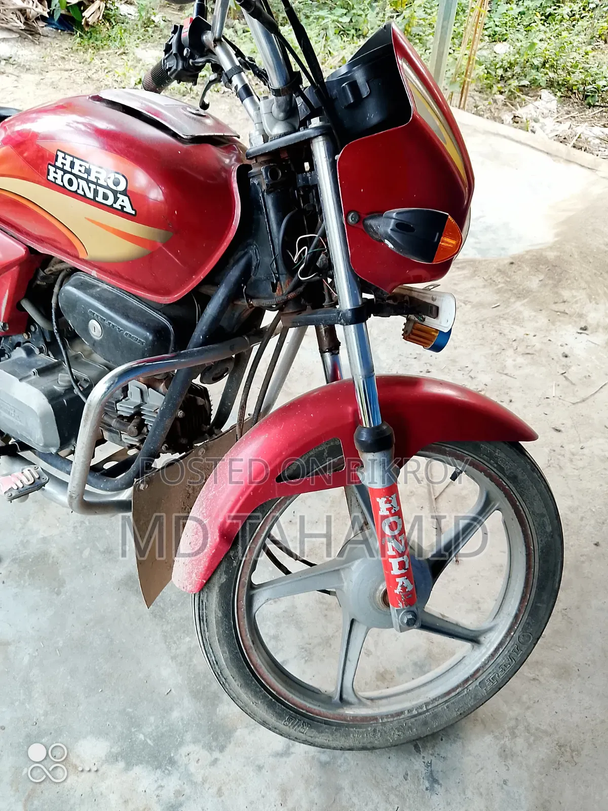 Hero Splendor Plus 2020 Red