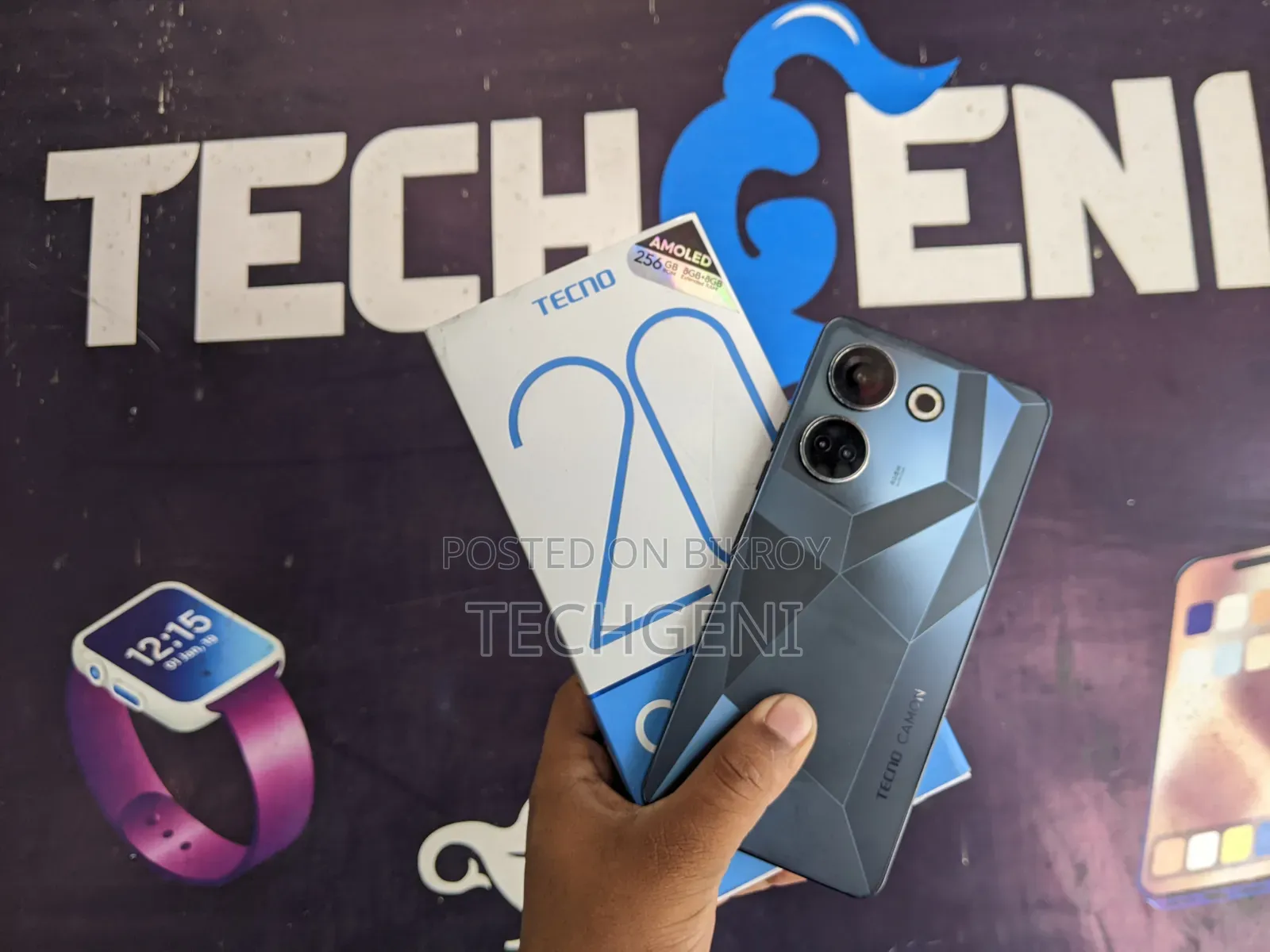 টেকনো ক্যামন ২০ প্রো ২৫৬ জিবি ব্লু