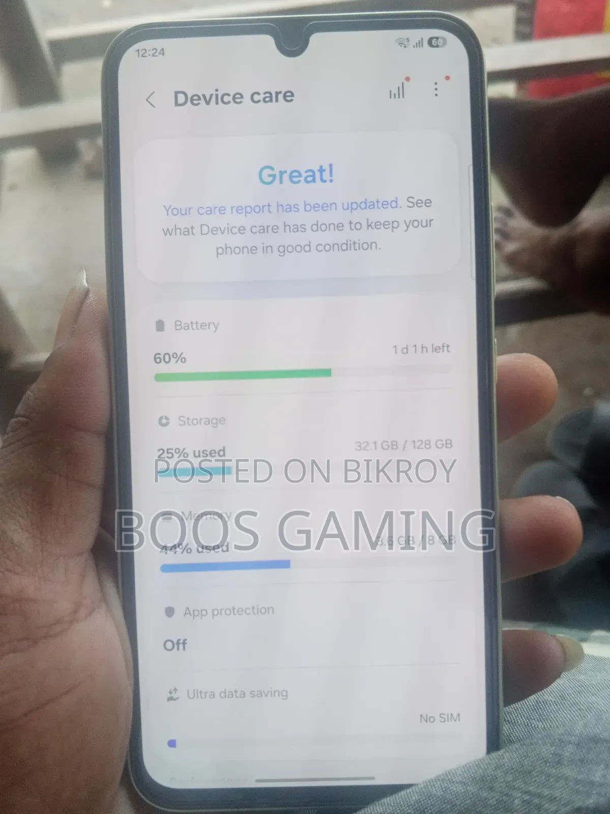 স্যামসাং গ্যালাক্সি এ৩৪ ৫জি ১২৮ জিবি গ্রে
