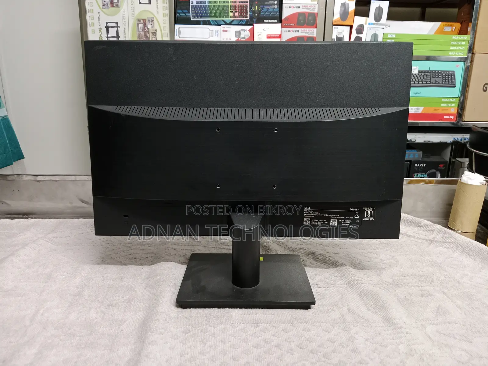 Dell D1918H 19′′ LED Monitor – HD Display With HDMI