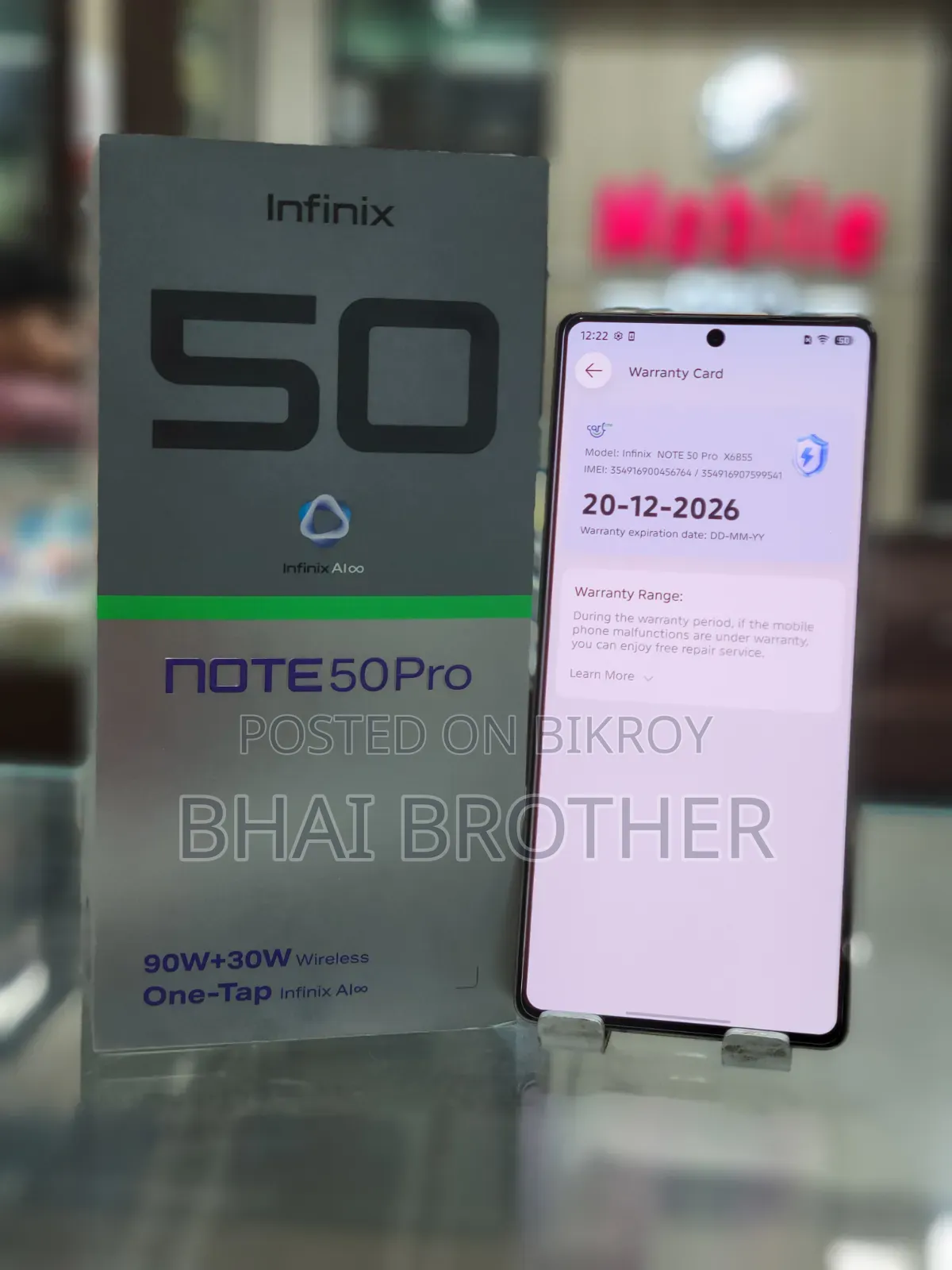 Infinix Note 50 Pro 256 GB Graphite