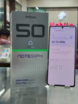 Infinix Note 50 Pro 256 GB Graphite