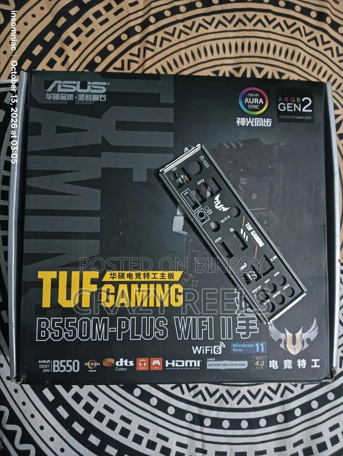 ASUS Tuf Gaming B550-Plus Wifi ||