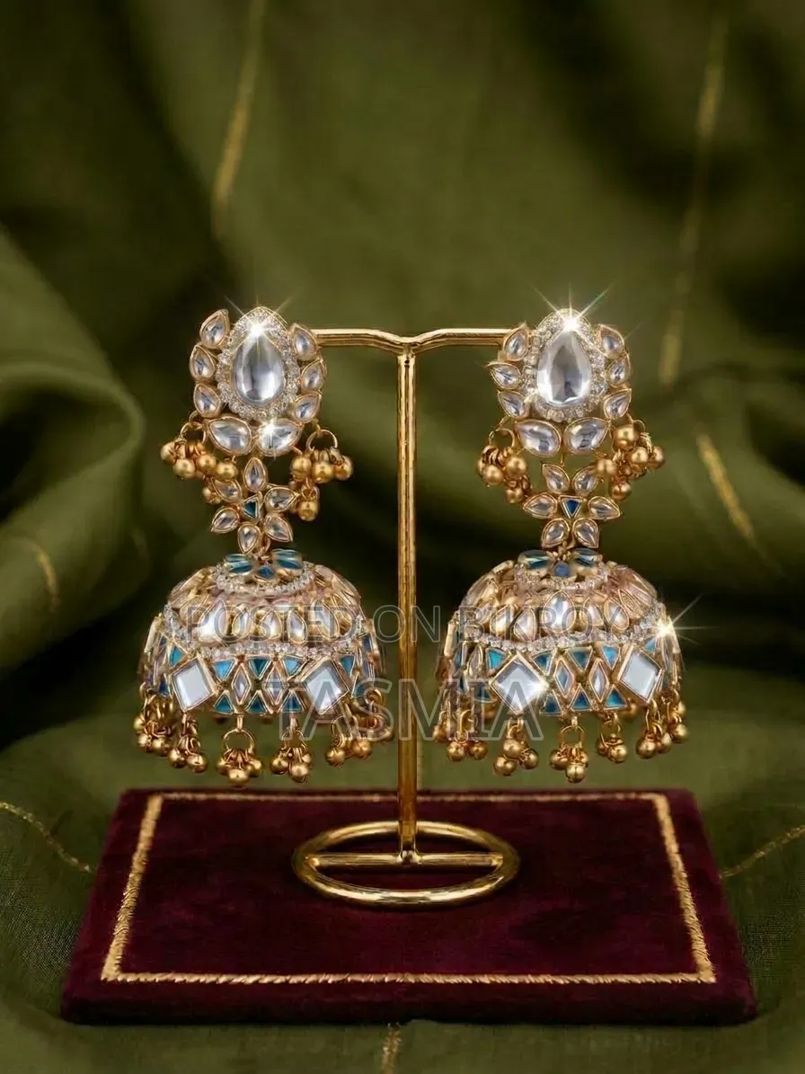 Jhumka Earrings for Women Light Weight (1set)_ ঝুমকা কানের দুল