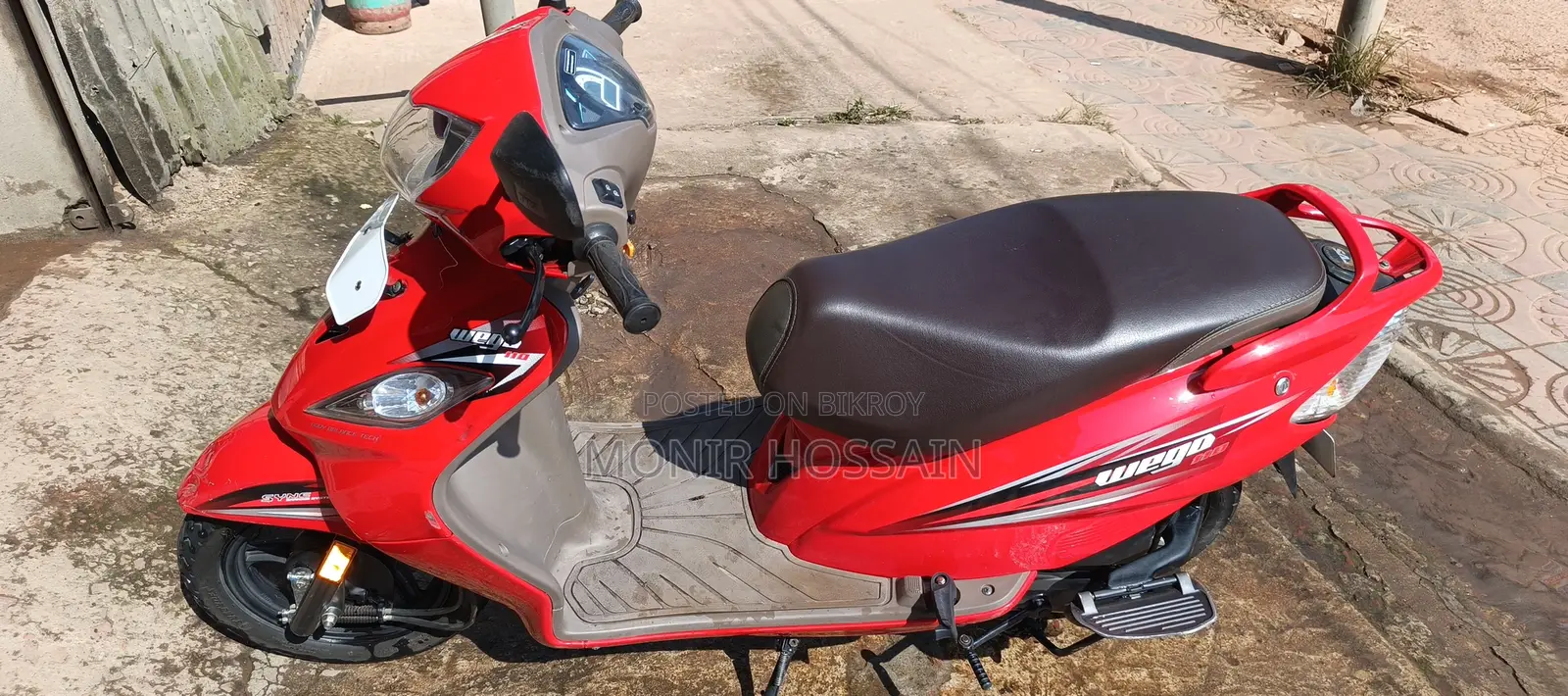 TVS Wego 2024 Red