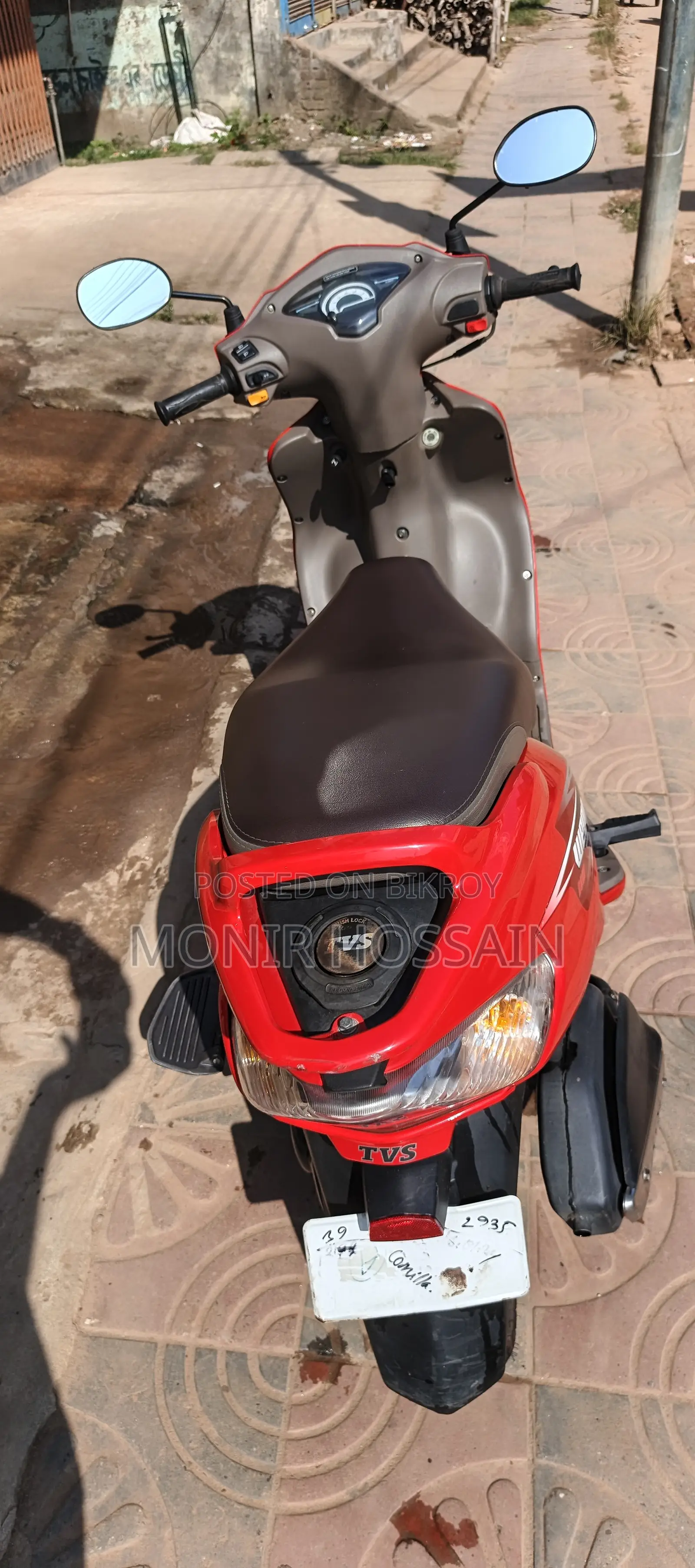 TVS Wego 2024 Red