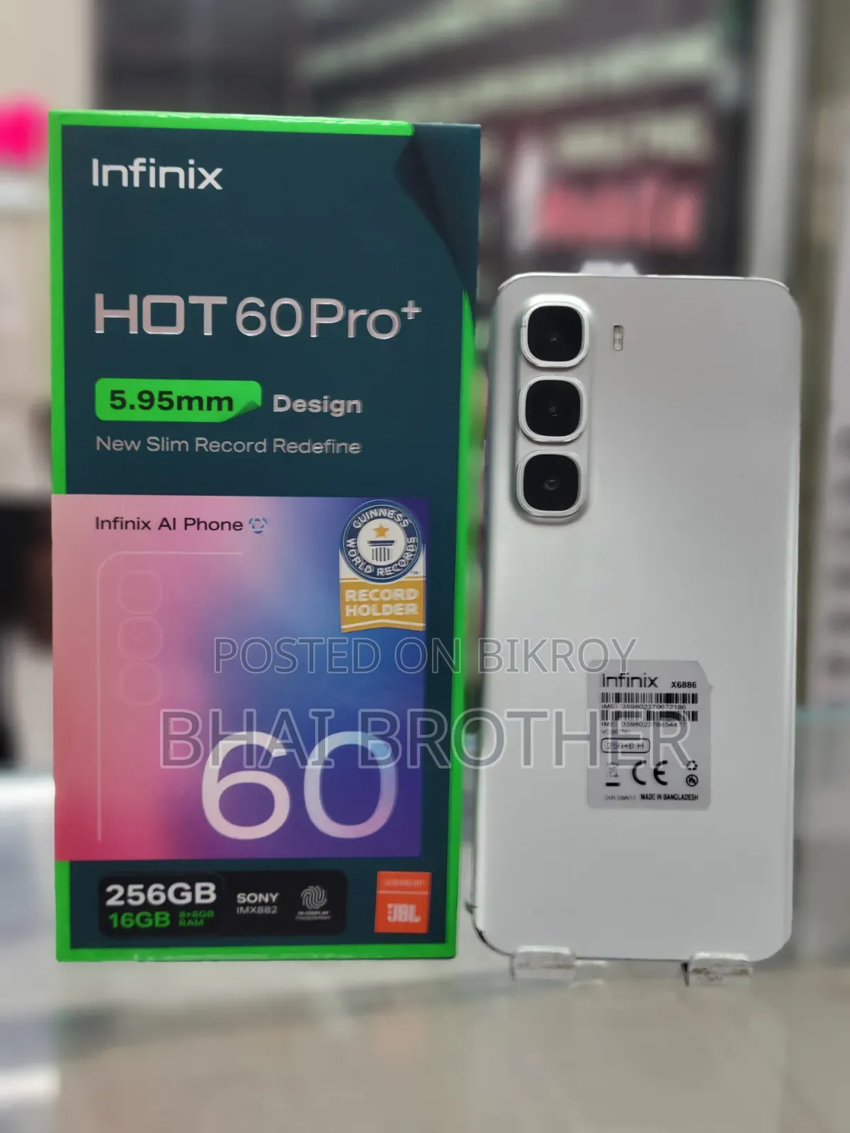 Infinix Hot 60 Pro+ 256 GB Silver