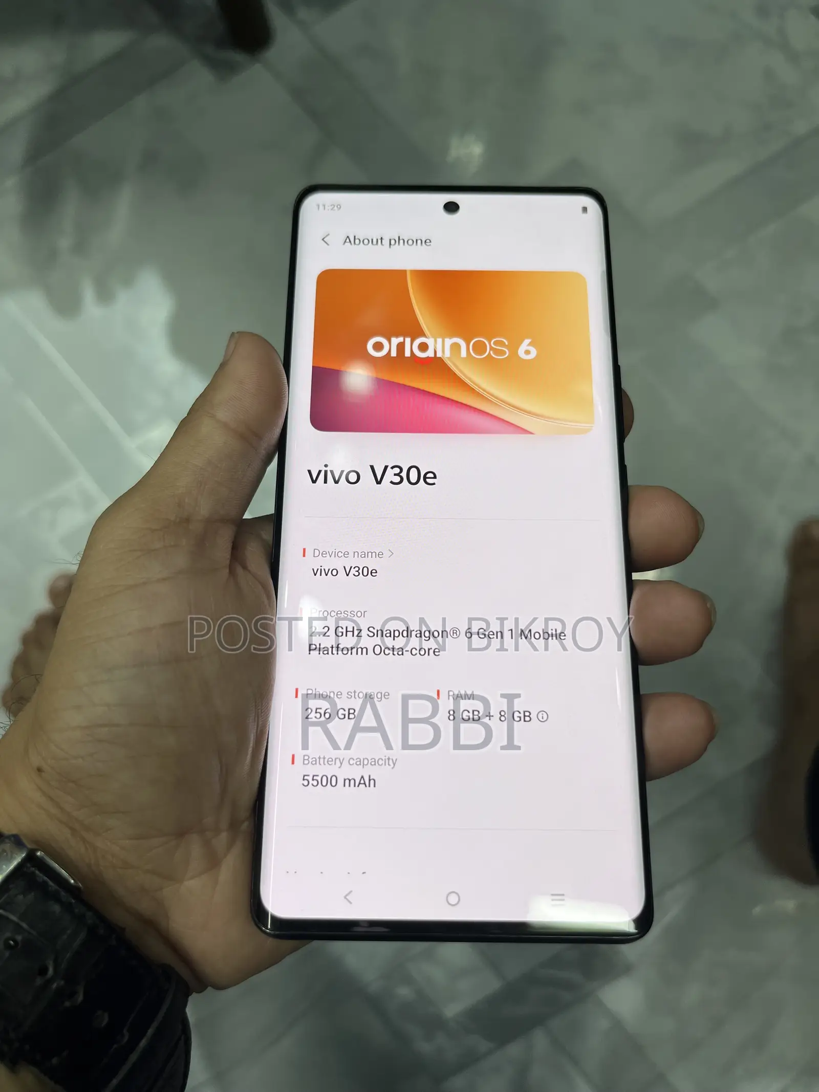 Vivo V30e 256 GB Purple