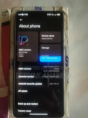 শাওমি রেডমি কে২০ প্রো ২৫৬ জিবি ব্ল্যাক