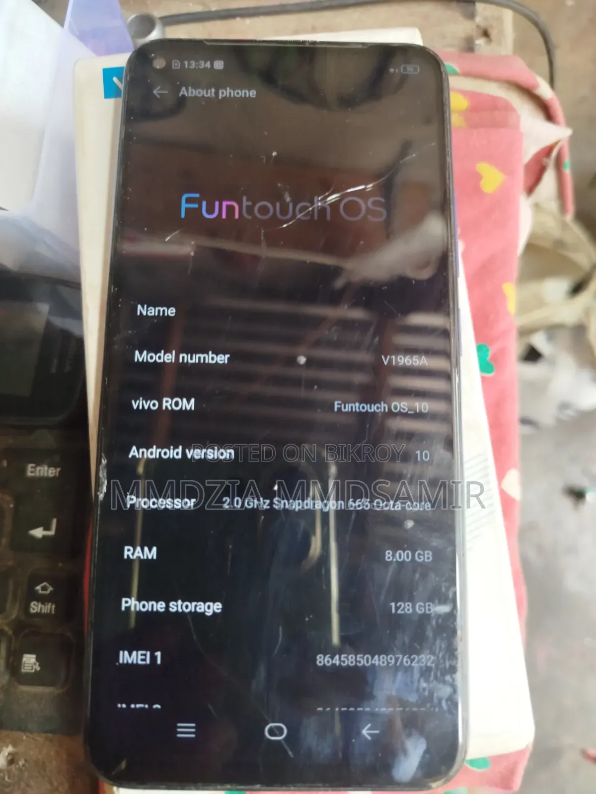 Vivo Y50 128 GB Blue