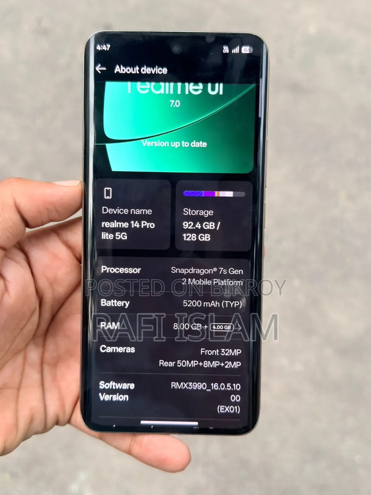 Realme 14 Pro Lite 128 GB Rose Gold