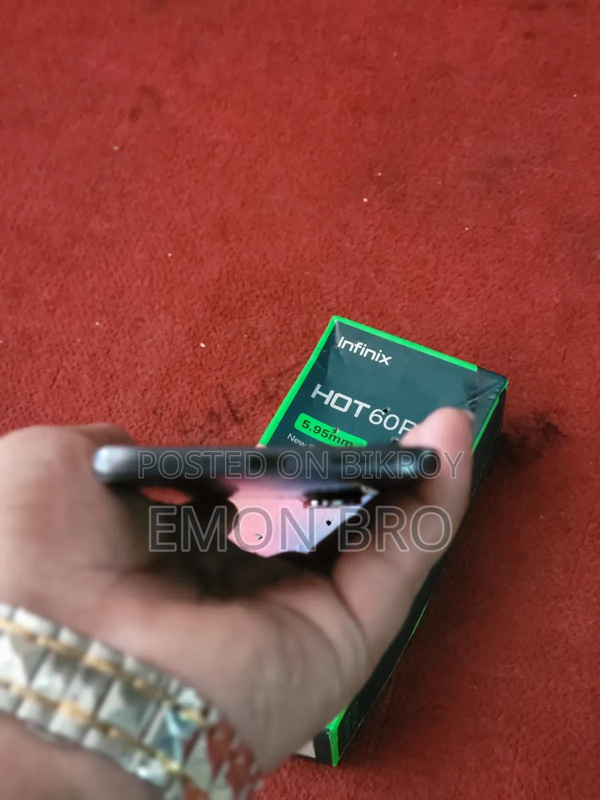 ইনফিনিক্স হট ৬০ প্রো+ ১২৮ জিবি ব্ল্যাক